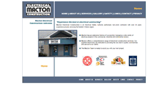 Desktop Screenshot of mactonelectrical.com